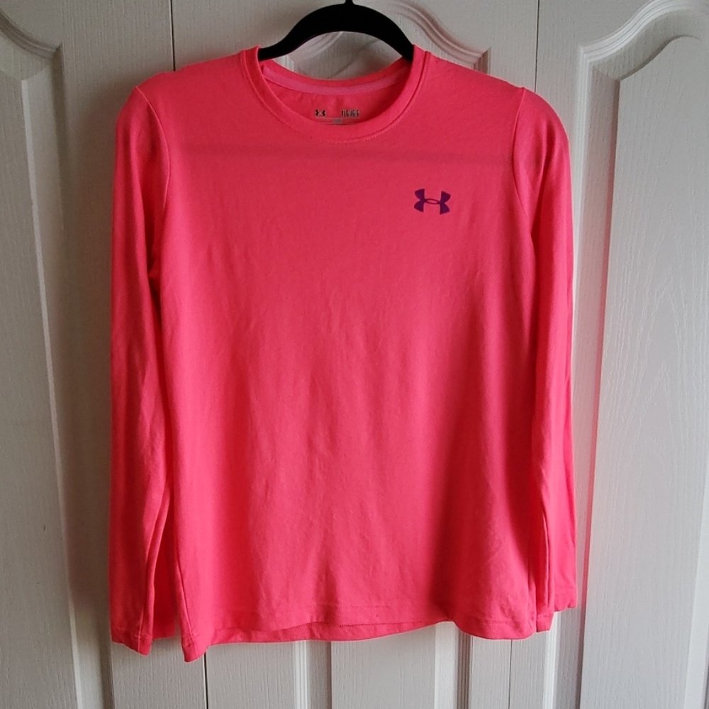 Girl's Under Armour Breast Cancer Long Sleeve L